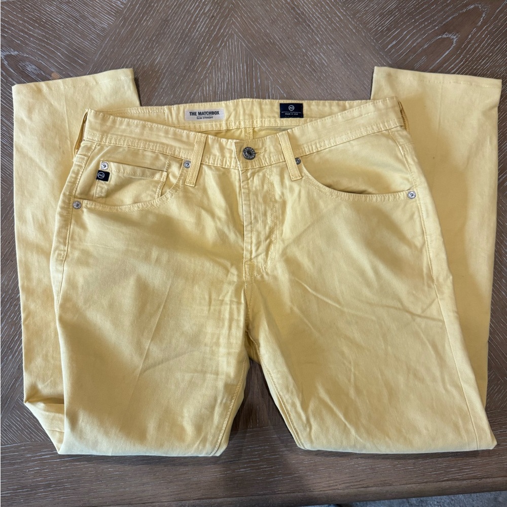 Ag Adriano Goldschmied Sunlit Yellow Jeans